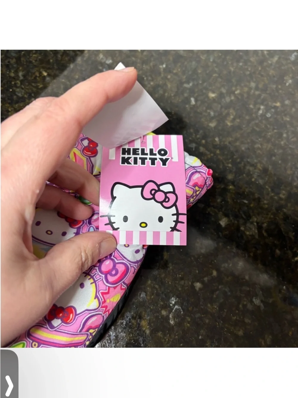 Bioworld Pink Hello Kitty Pattern Kids Mittens
